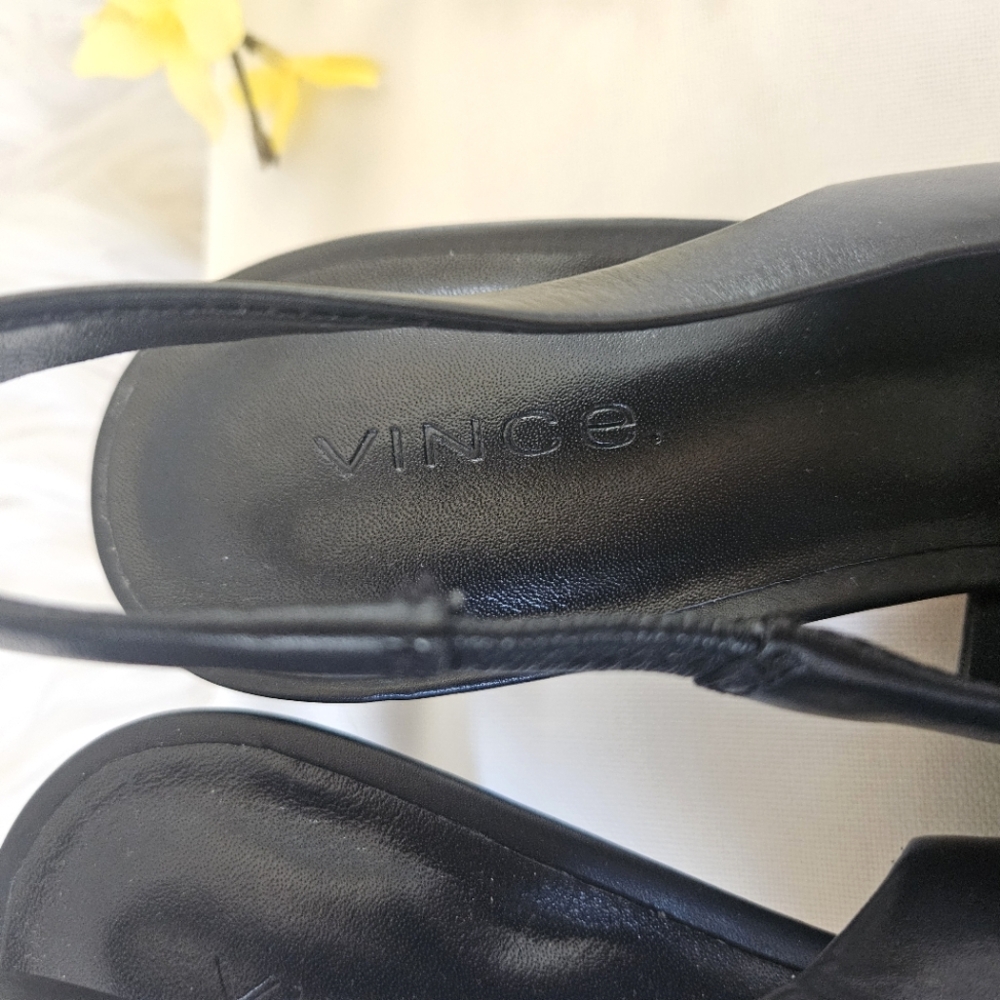 NIB Vince 'Patrice' Leather Slingback Heel - Picture 12 of 17